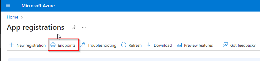 Azure Endpoints