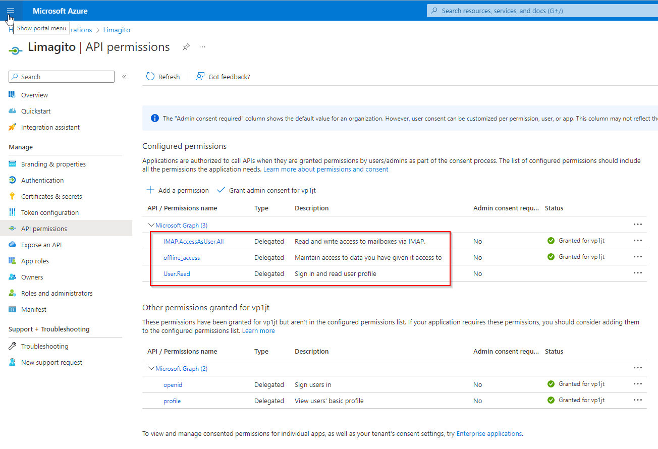 Azure App Permissions