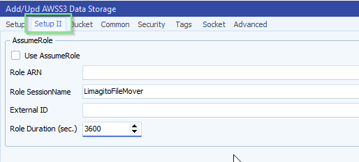 limagito filemover AWS assumerole option
