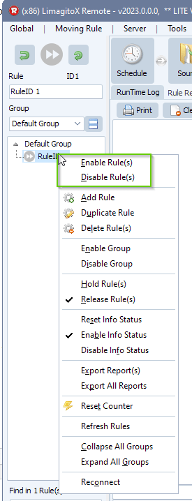 limagito file mover rule options
