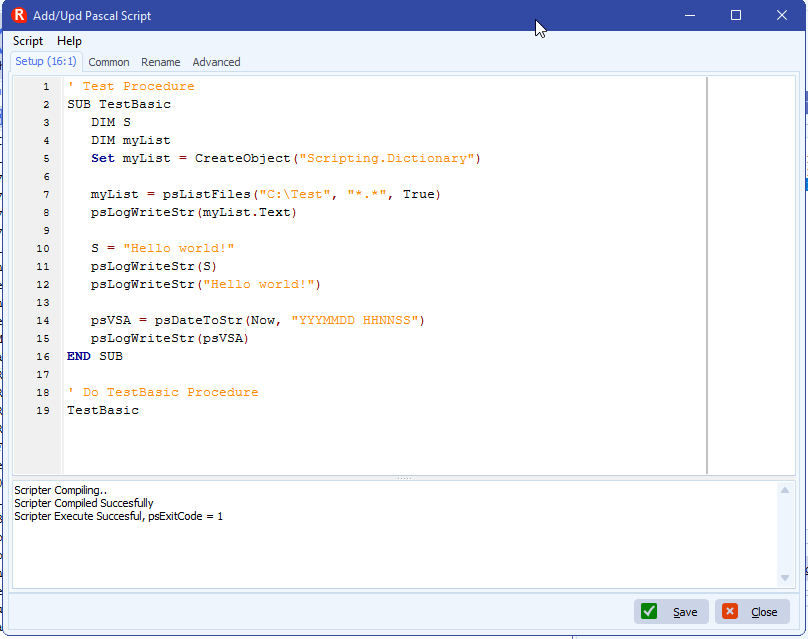 limagito file mover Basic language scripter