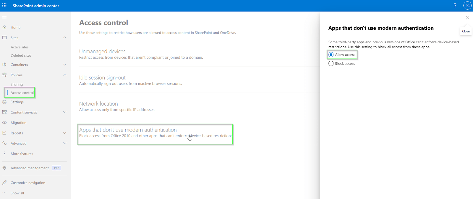 limagito filemover sharepoint admin center