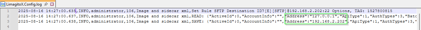 limagito file mover global change configuration log file