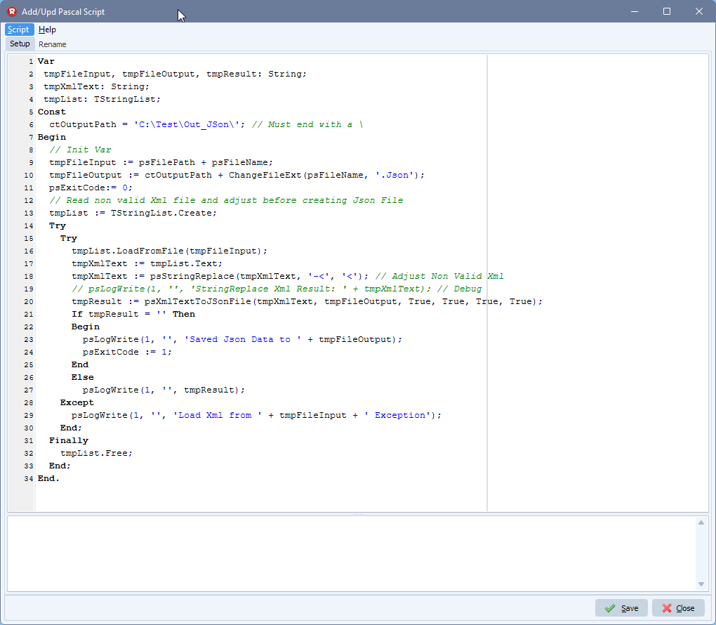 How to convert from XML to JSON format