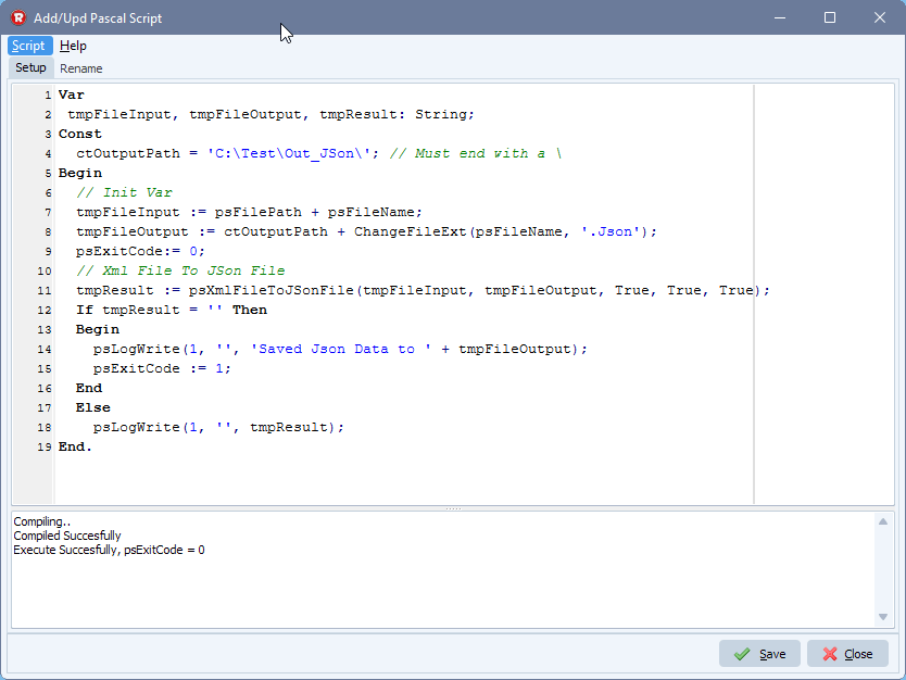 limagito file mover convert from xml to json