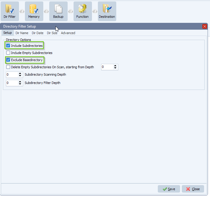 limagito file mover directory setup