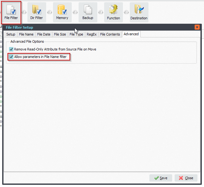 Limagito File Mover File Filter Advanced