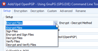 limagito file mover openpgp encryption decryption options