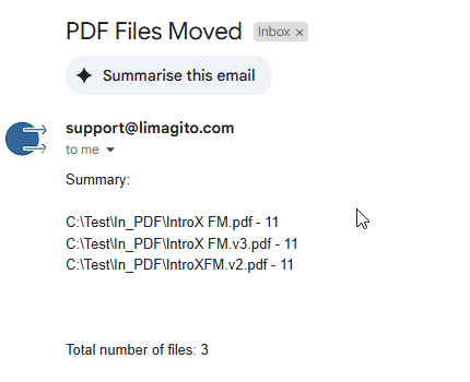 limagito file mover include pdf page count email result