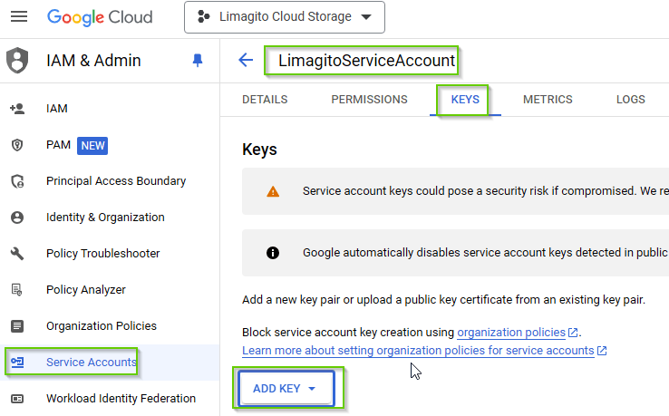 limagito file mover cloud console