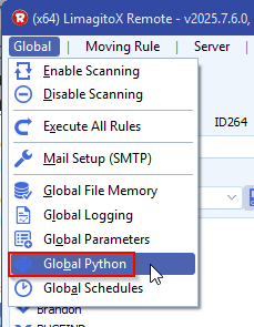 limagito file mover global python setup