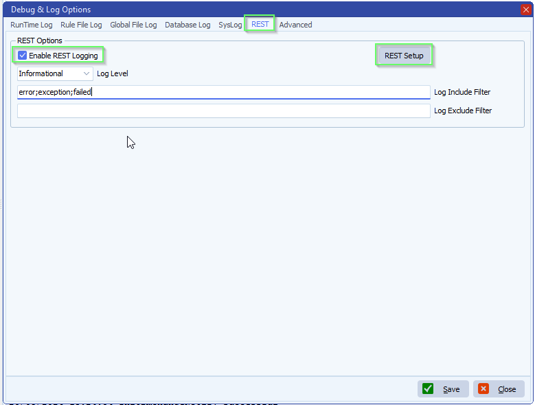 limagito filemover rest logging option