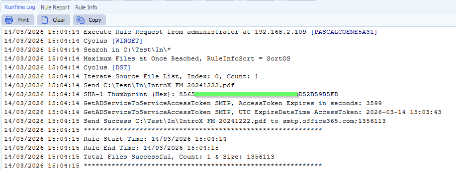 limagito filemover smtp runtime log result