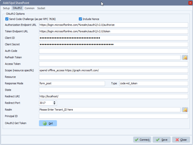 SharePoint OAuth 2.0 authorization code flow