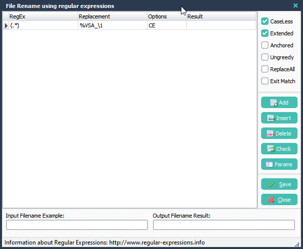LimagitoX file Mover File Renaming Setup