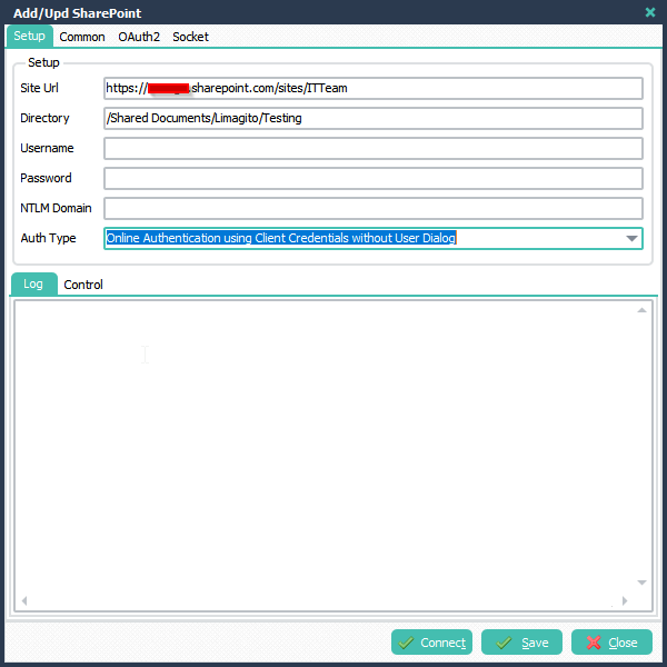 Limagito File Mover SharePoint Setup