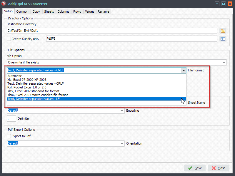 Limagito File Mover CSV Remove Quotation Marks
