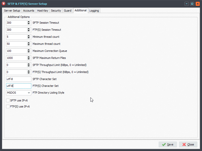 Limagito File Mover FTP Server Additional Setup