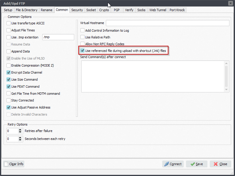 Limagito File Mover handle shortcut files