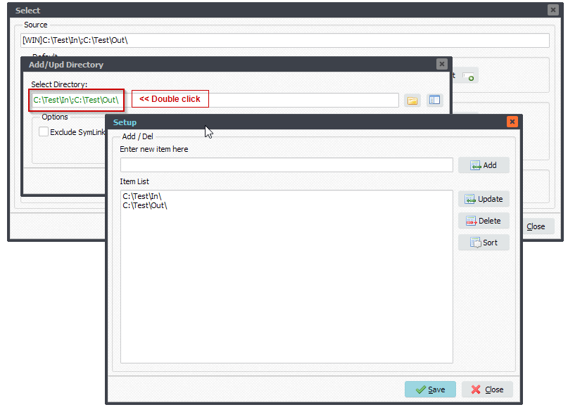 Limagito File Mover multiple source folders