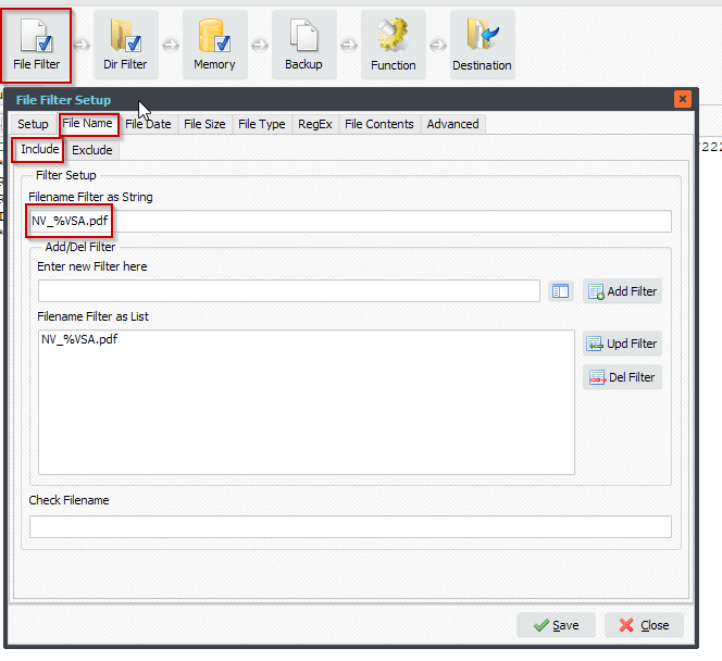 Limagito File Mover File Filter