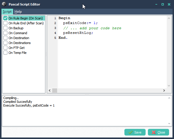 Limagito File Mover Reset RunTime Log