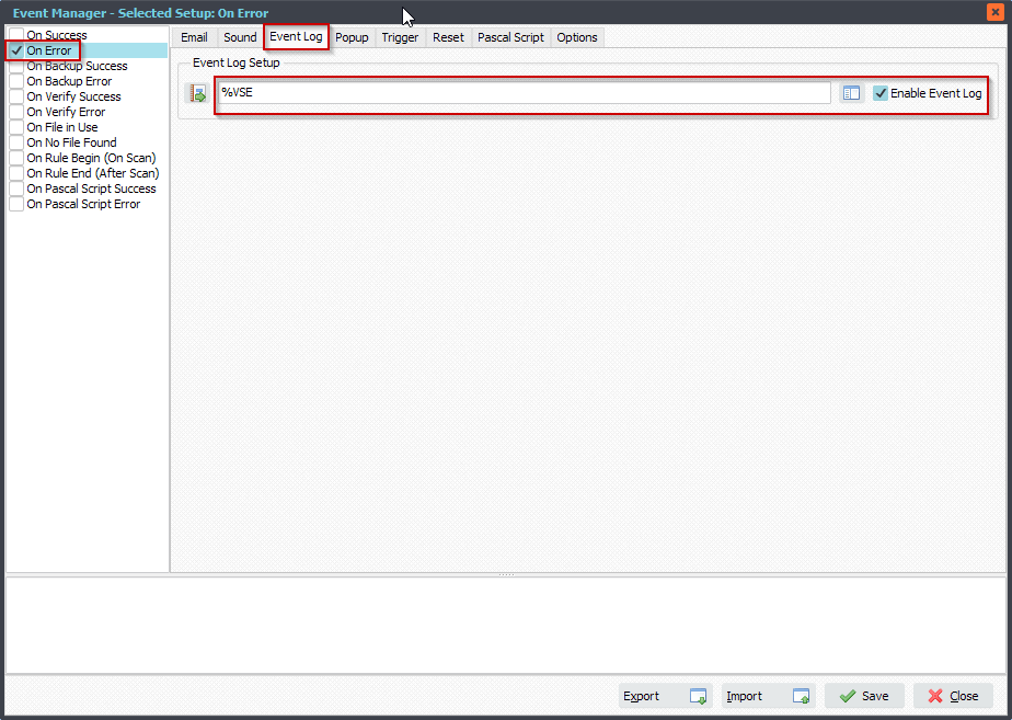 Limagito File Mover windows application log
