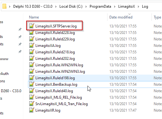 Limagito File Mover Logging