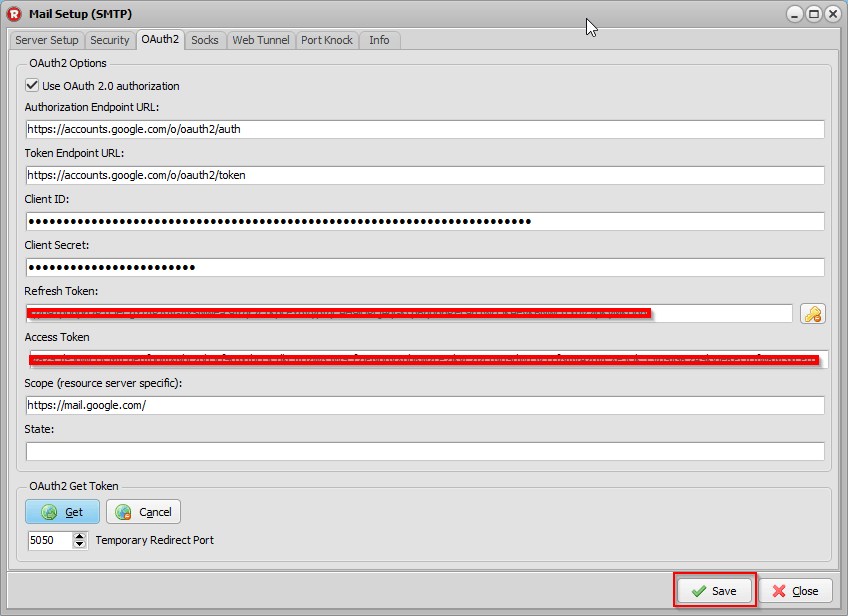 LimagitoX-SMTP-OAuth2-Setup