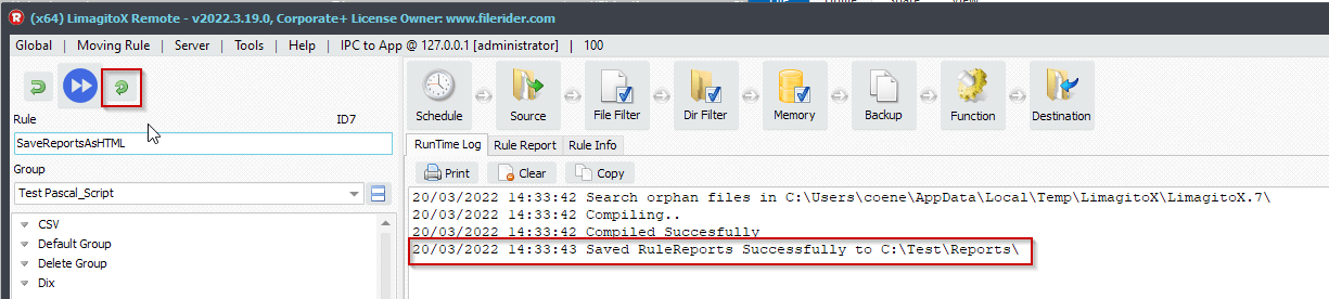 Limagito File Mover trigger rule