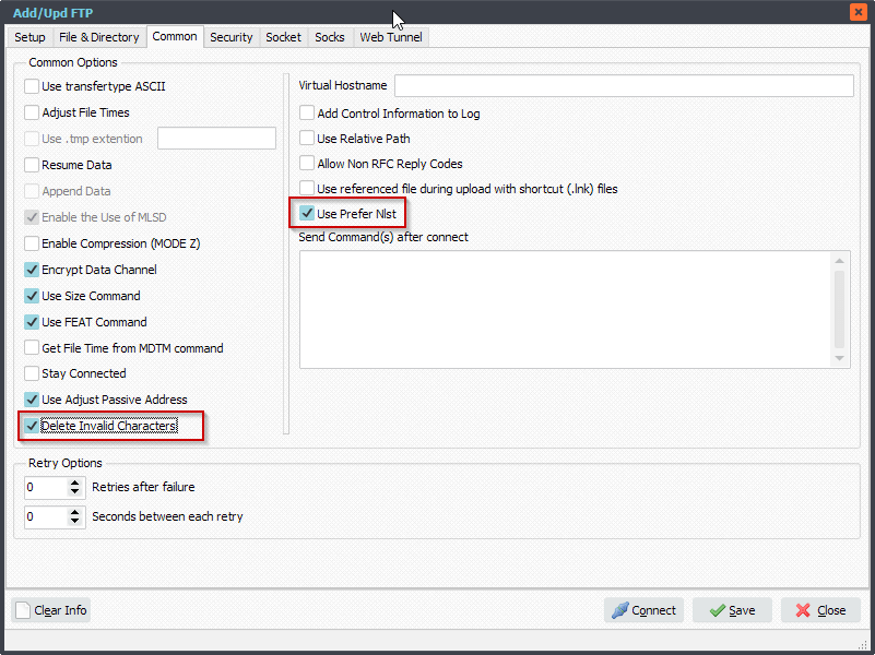 Limagito File Mover Linux FTP Space Preceding Filename