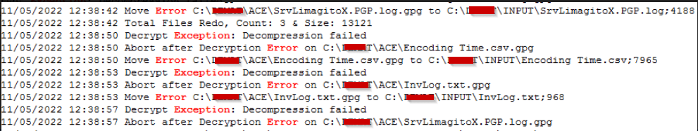 Limagito File Mover Treatment Error