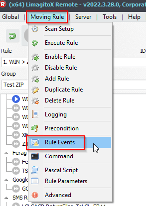 Limagito File Mover Rule Events