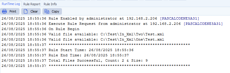limagito file mover runtime log
