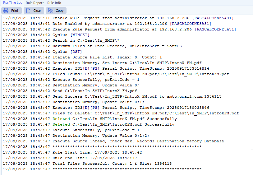 limagito file mover runtime log