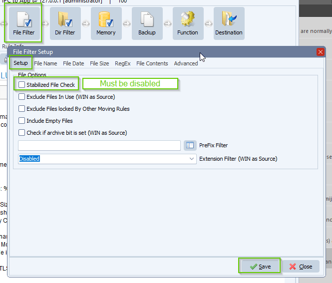 limagito file mover stabilized file check