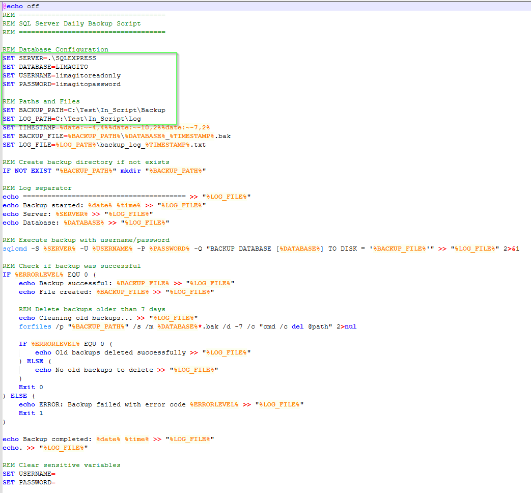 limagito file mover SQL Server Express backup