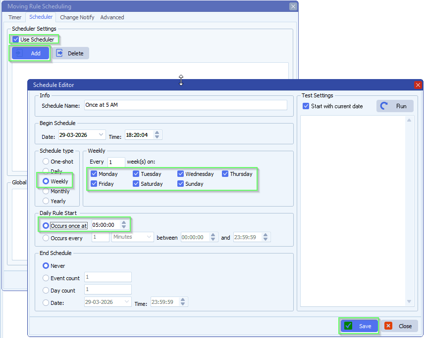 limagito file mover schedule setup
