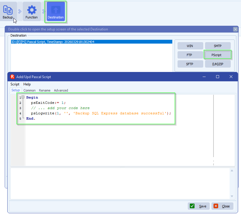 limagito file mover destination options