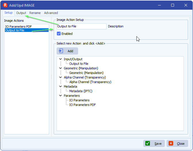 limagito file mover output to pdf setup
