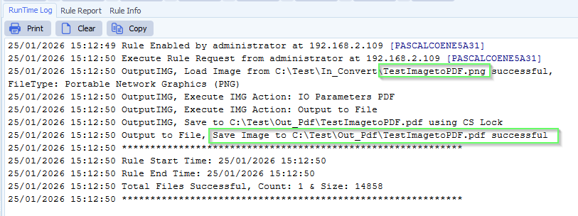 limagito file mover runtime log result