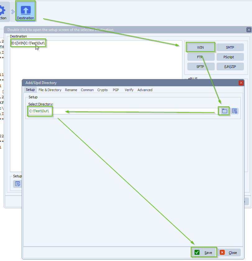 limagito file mover windows folder as destination