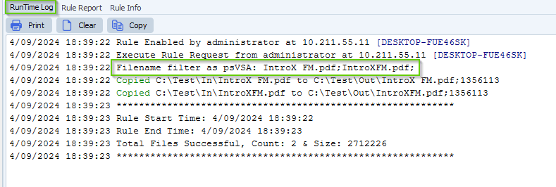 limagito file mover runtime log