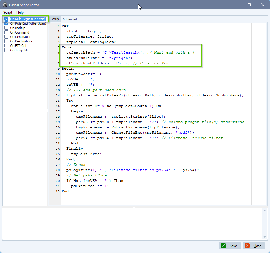 limagito file mover pascal script option