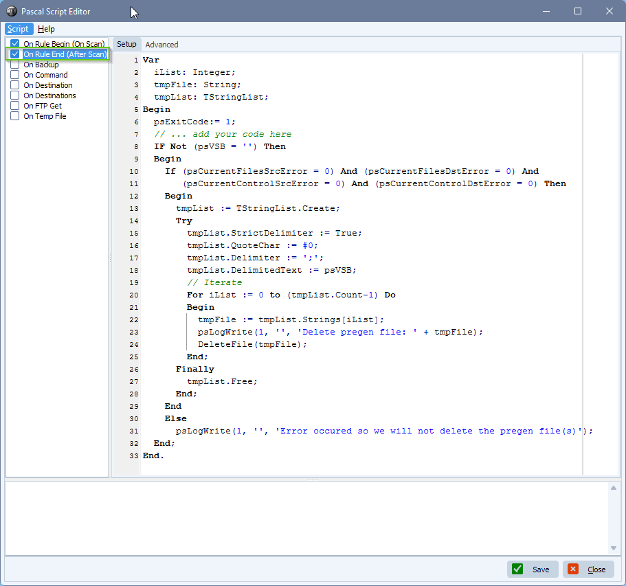 limagito file mover pascal script option