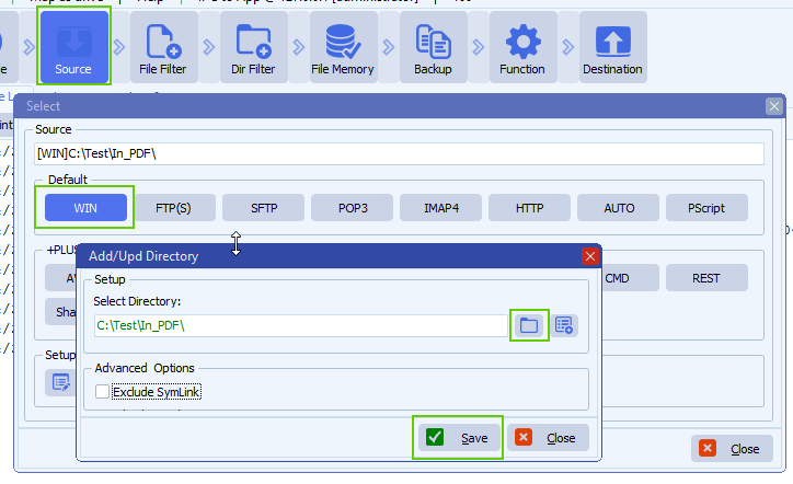 limagito file mover windows folder as source