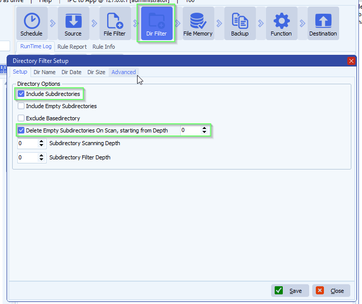 limagito file mover directory setup