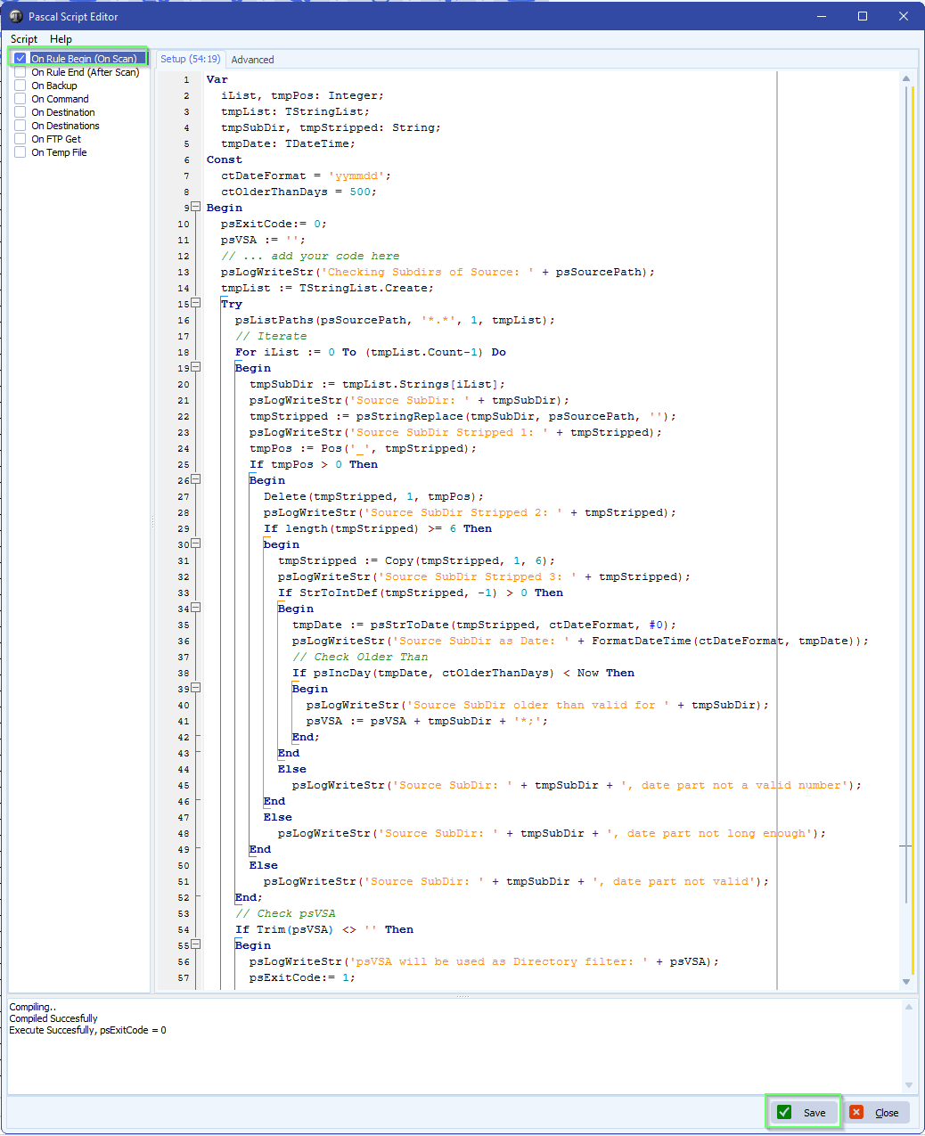 limagito file mover pascal script setup