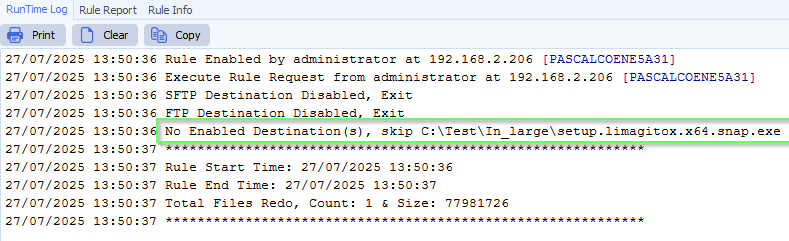 limagito file mover runtime log