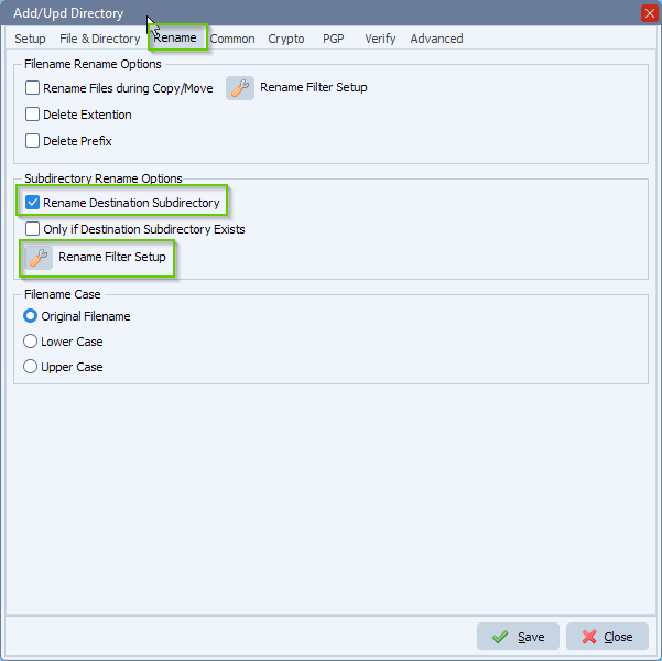 limagito file mover rename directory option